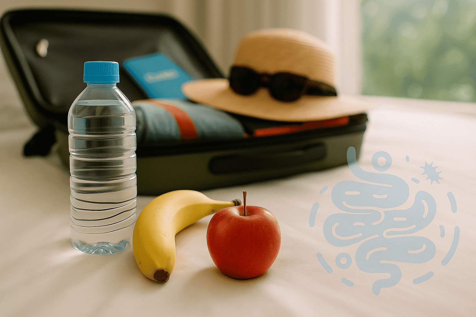 Cómo proteger tu digestión mientras viajas